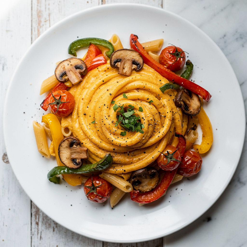 Mac and Cheese with Roasted Veggies