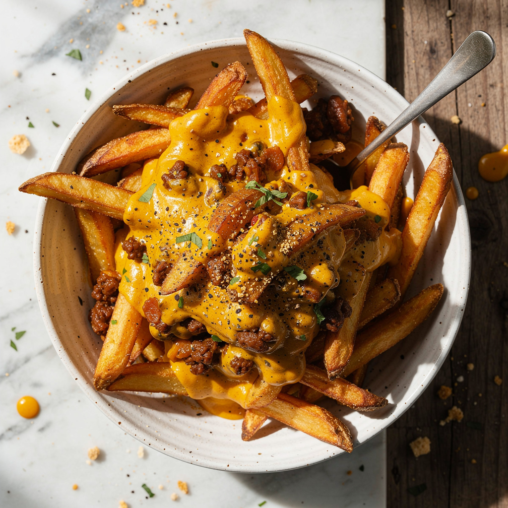 Vegan Chili Cheese Fries