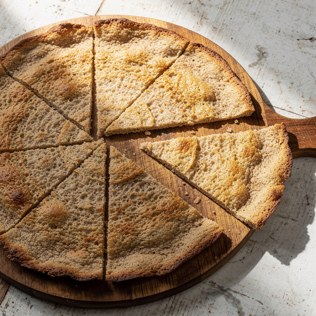 Thin Buckwheat Pizza Crust