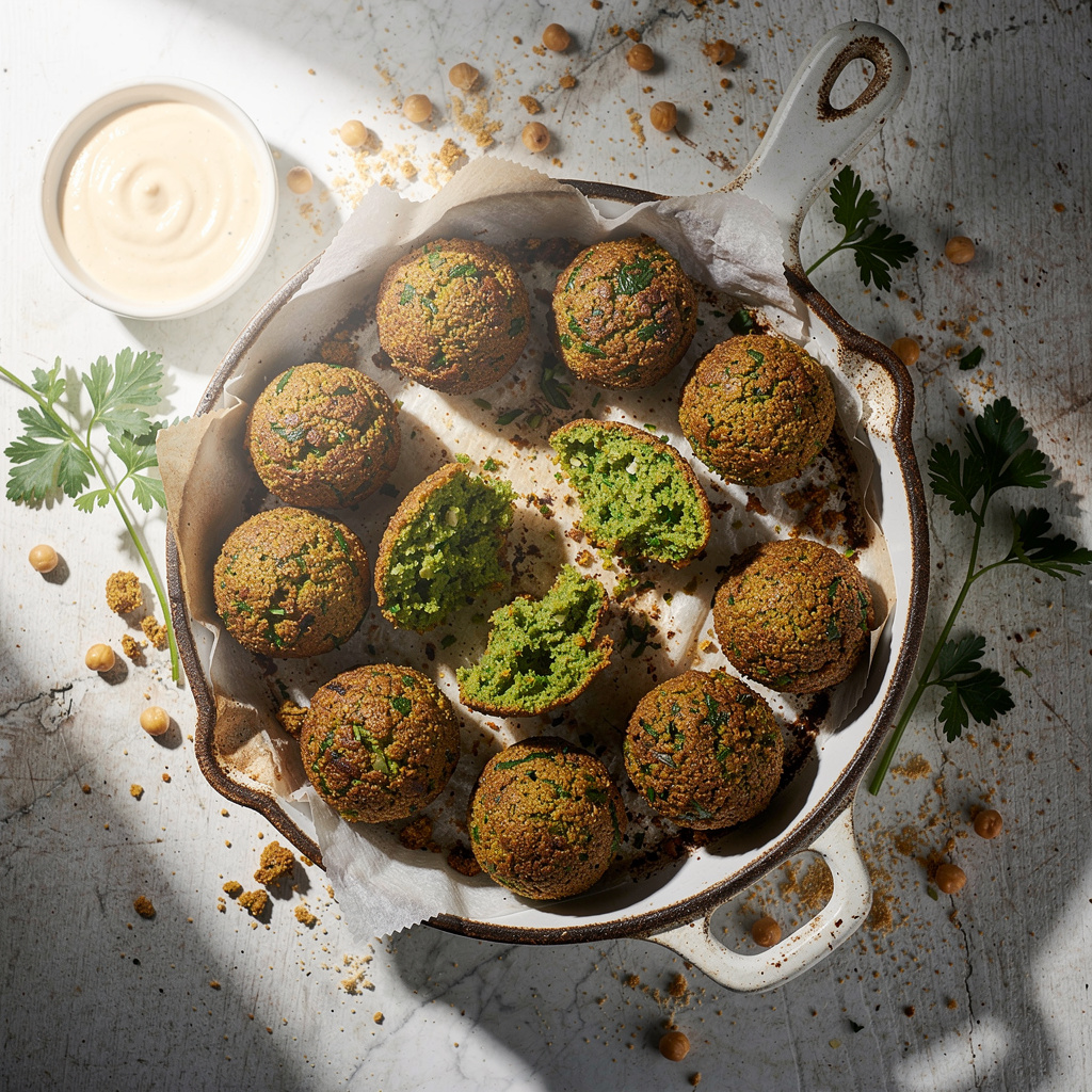 Crispy Baked Falafels