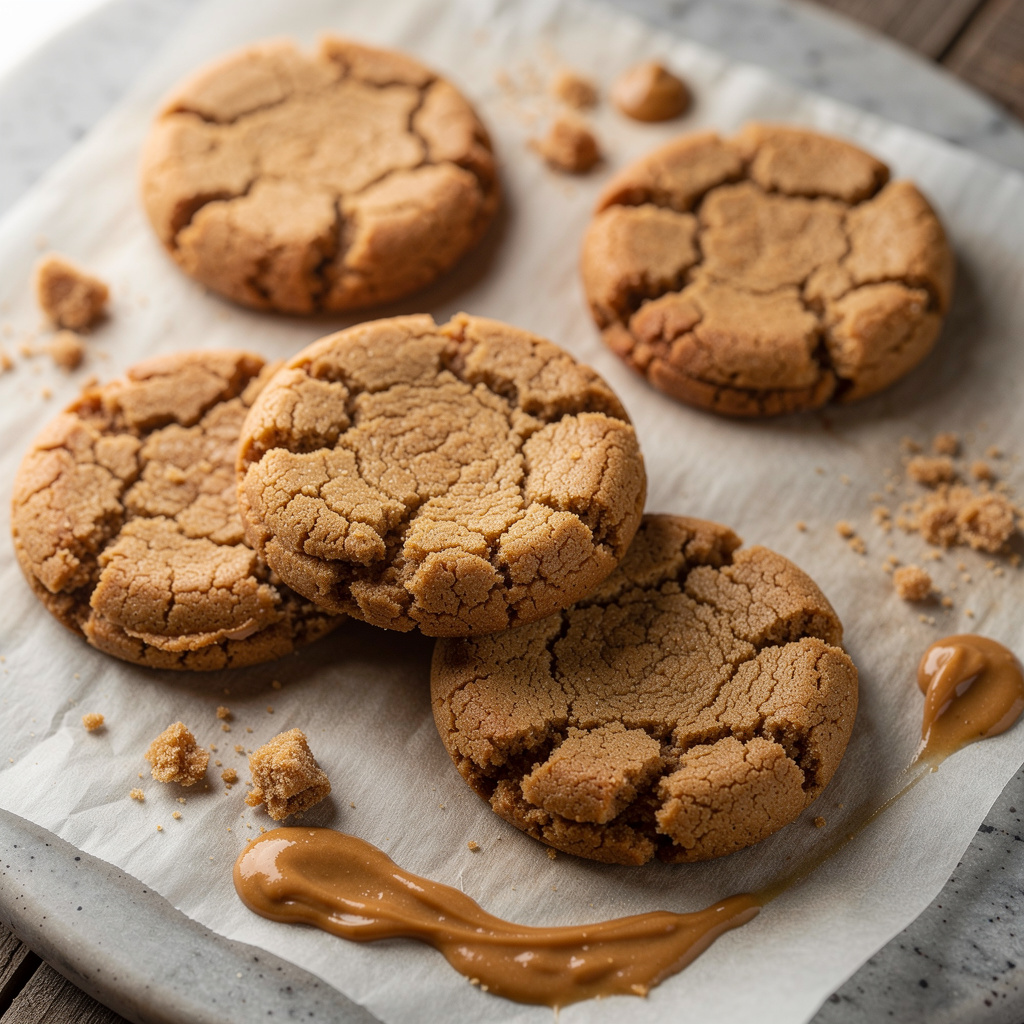 4-Ingredient Peanut Butter Cookies