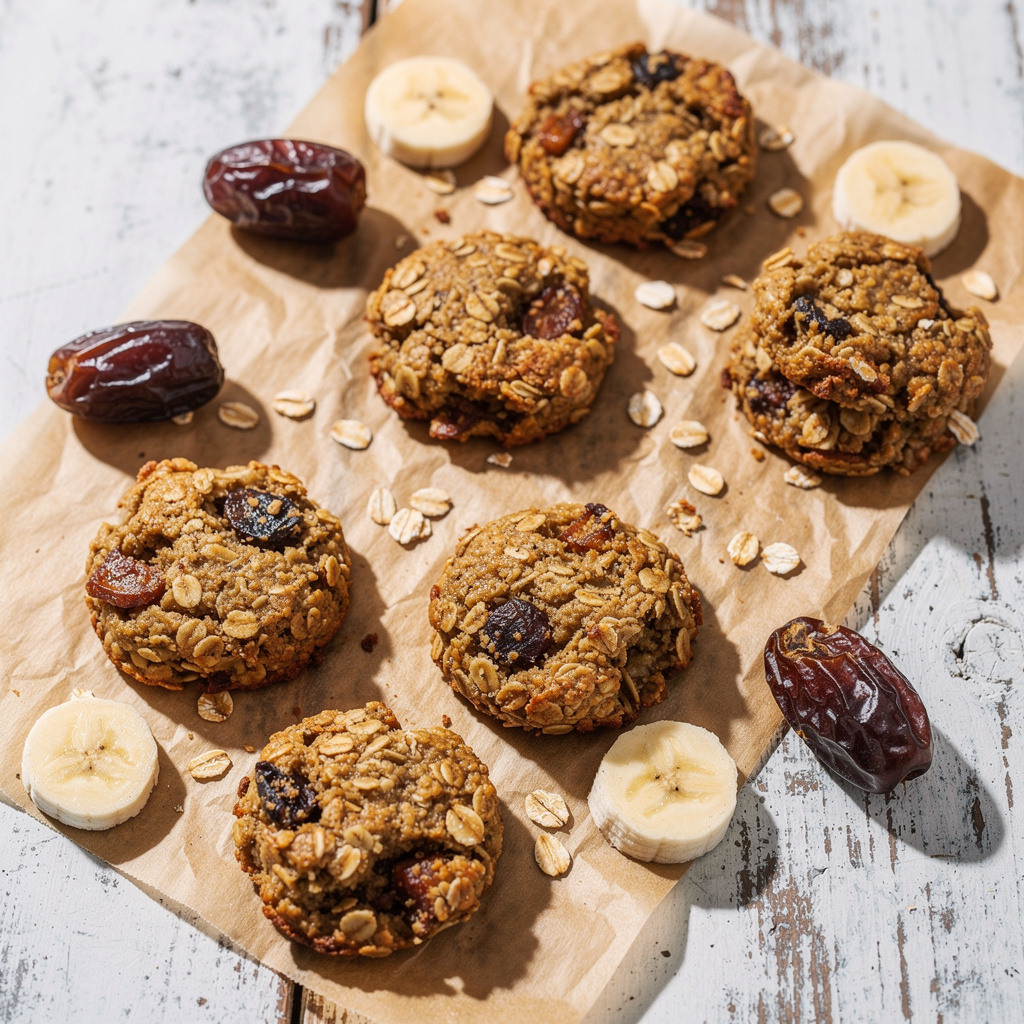 5-Ingredient Banana Oat Cookies