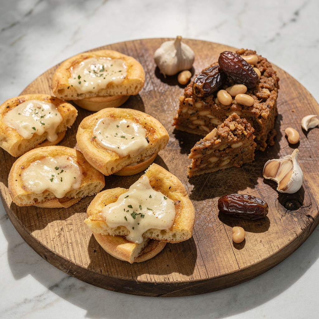Air-Fryer Mini Pizzas with Alfredo Sauce