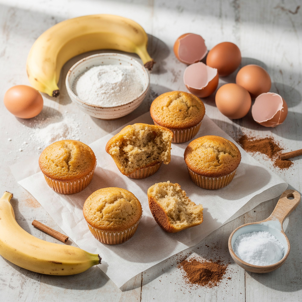 Banana Muffins for Baby (No Added Sugar)