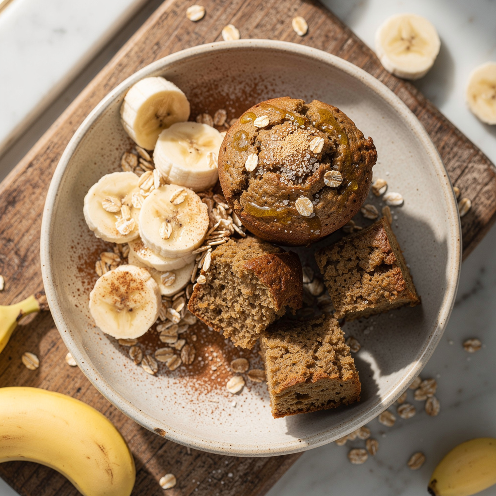 Banana Oatmeal Muffins