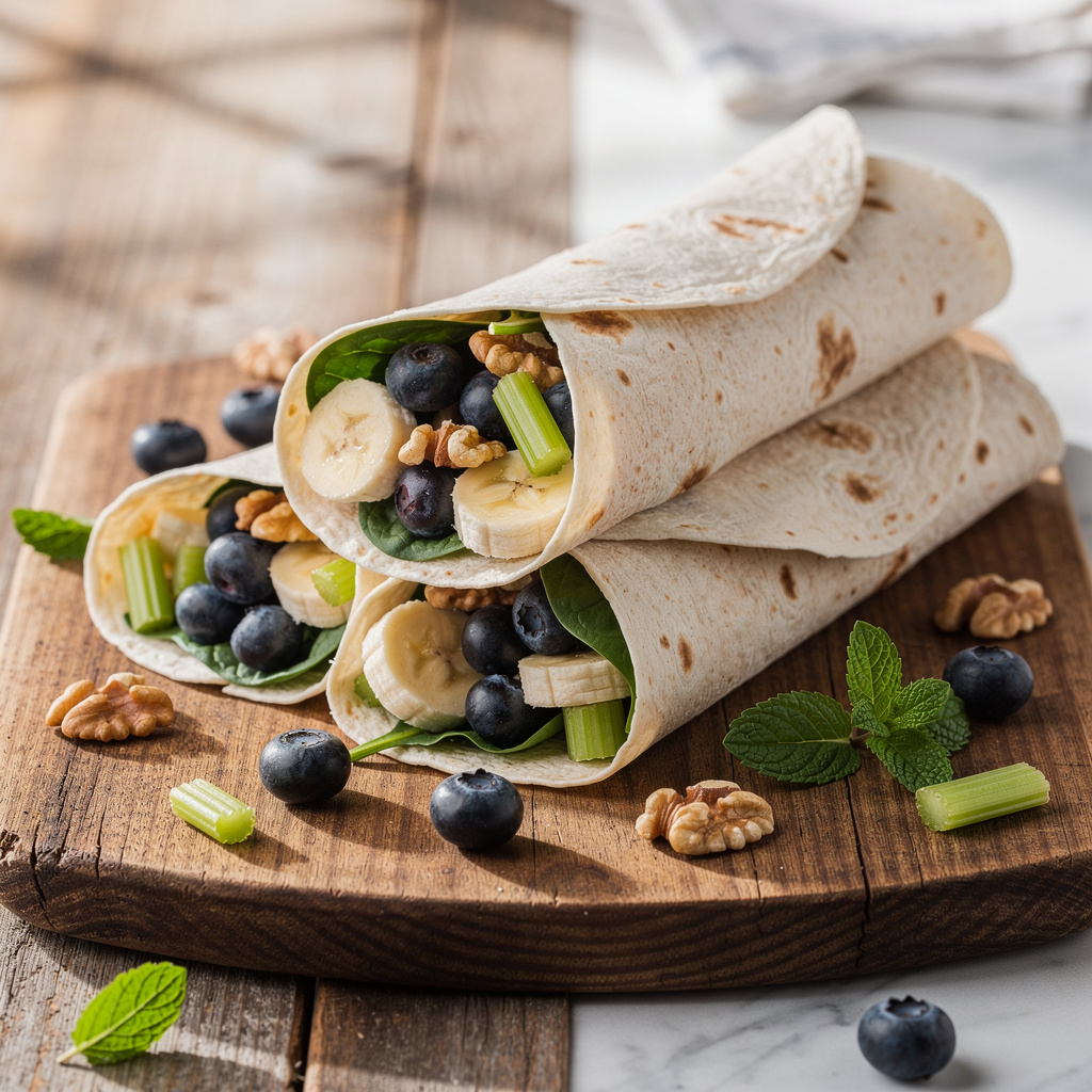 Blueberry-Banana Wraps