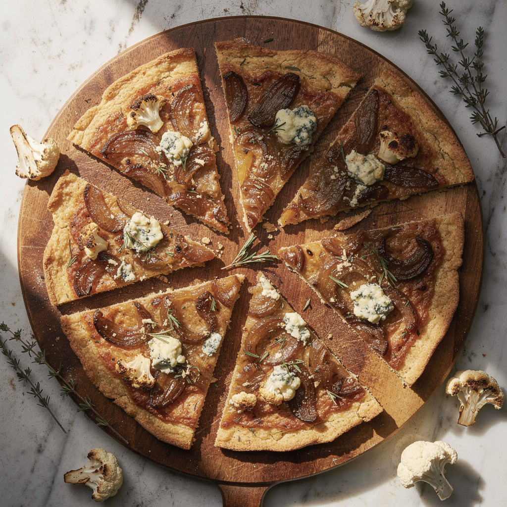 Caramelized Onion & Gorgonzola Pizza