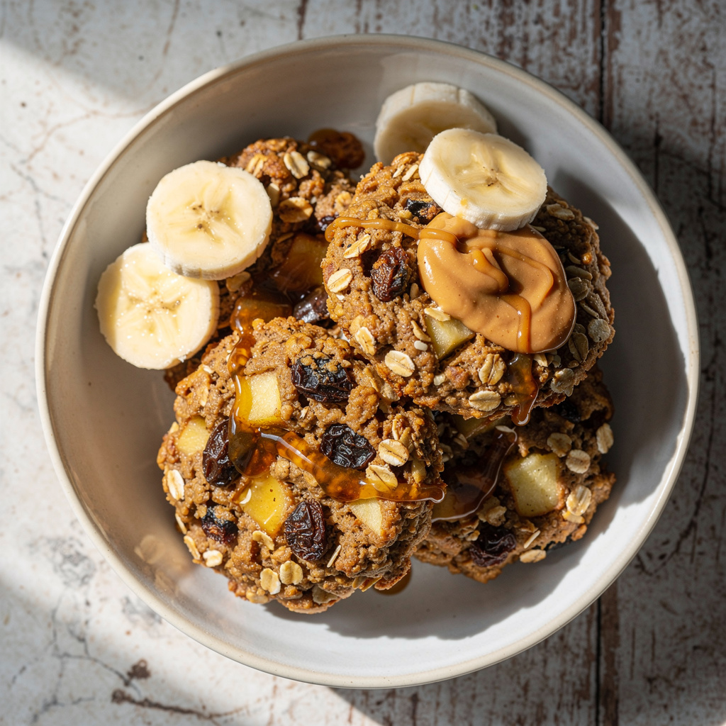 Chewy Apple-Raisin Oatmeal Cookies