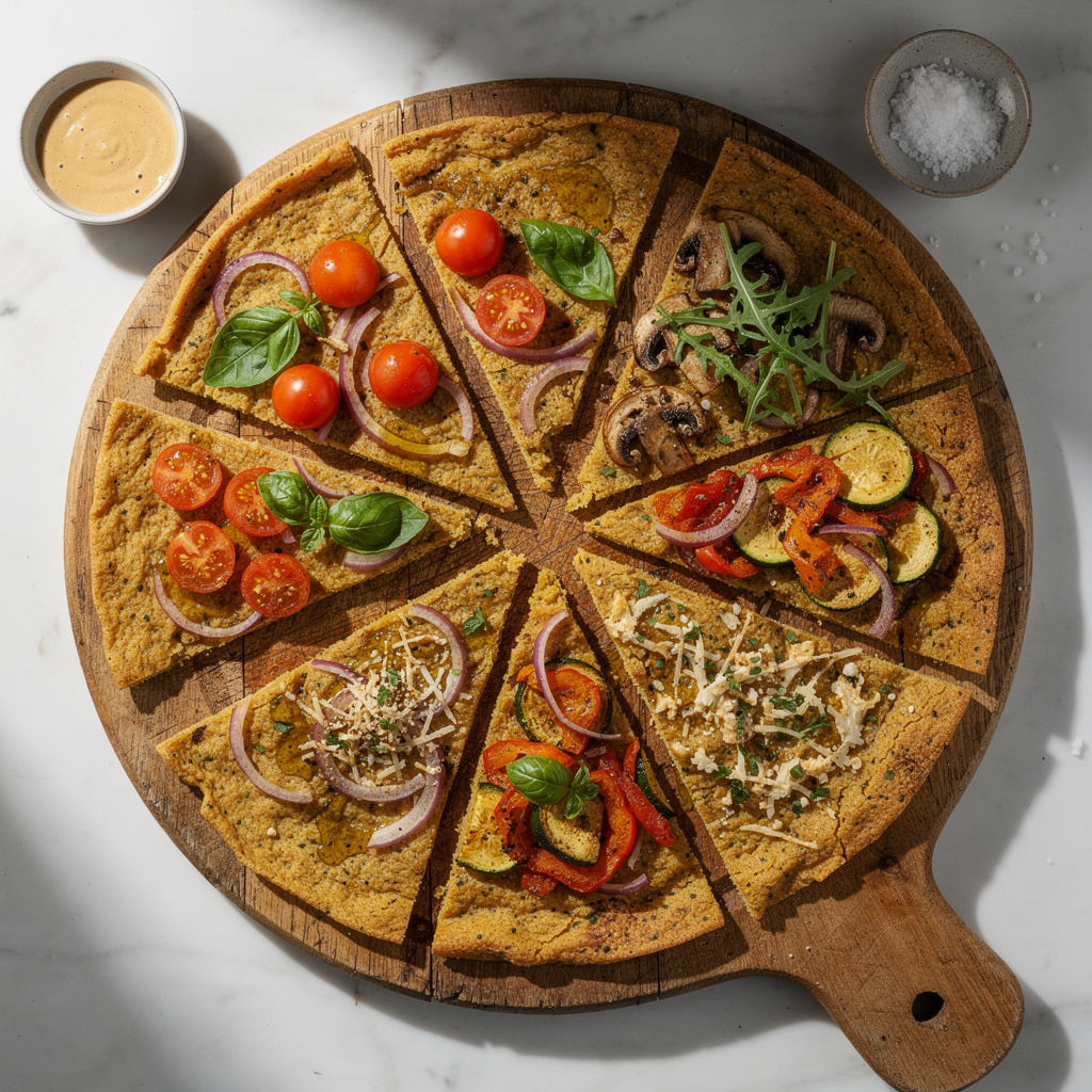 Chickpea Flour Pizza Crust (Gluten-Free), Plus Topping Ideas