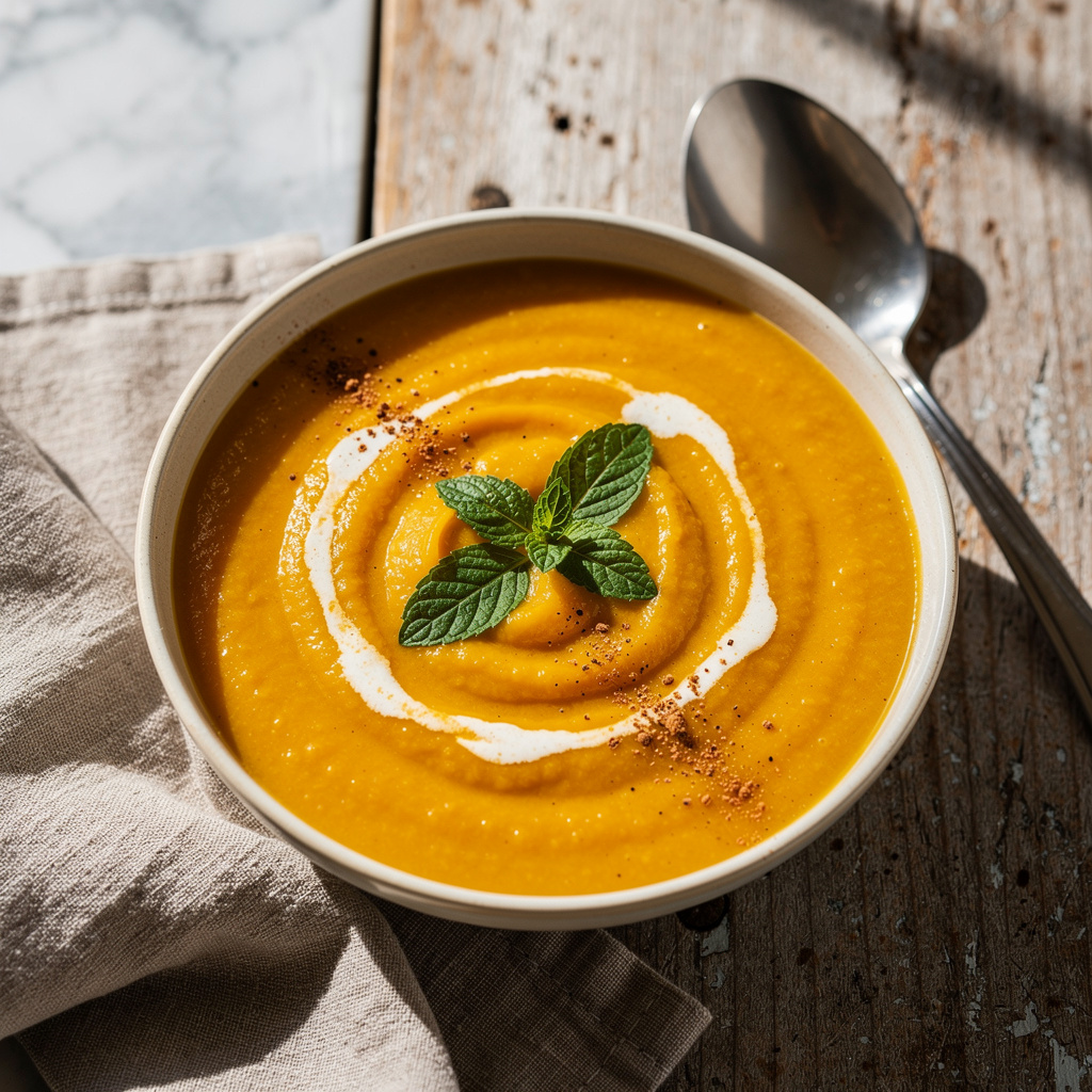Butternut & Sweet Potato Soup