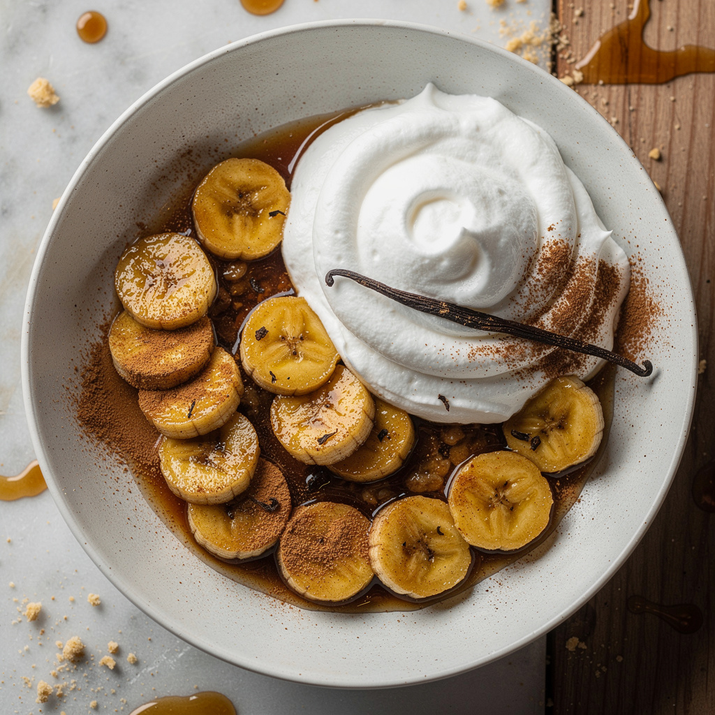 Healthy Vegan Bananas Foster