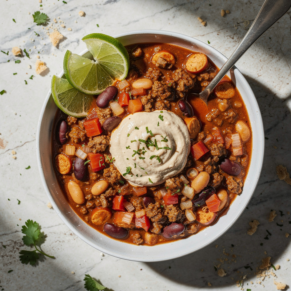 “Beef” and “Sausage” Chili