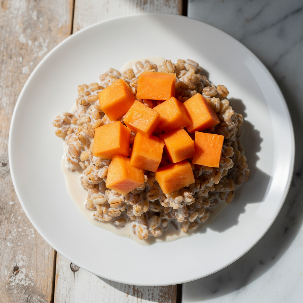 Tropical Papaya Overnight Grains