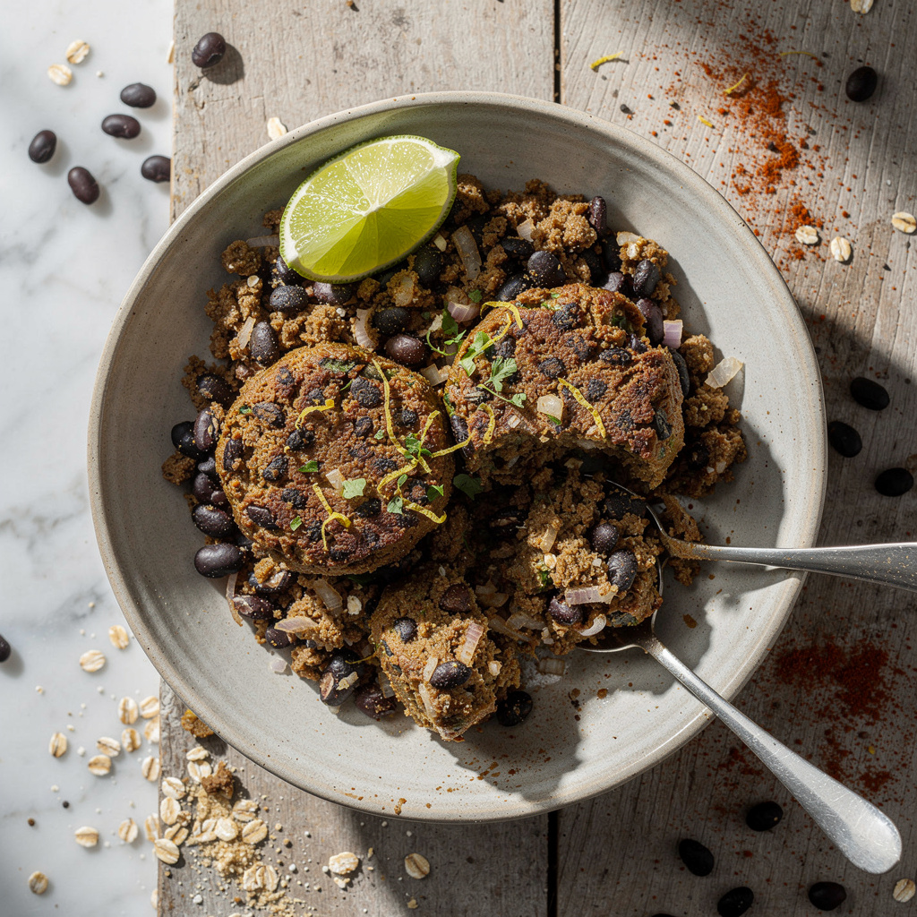 Five-Ingredient Veggie Burger