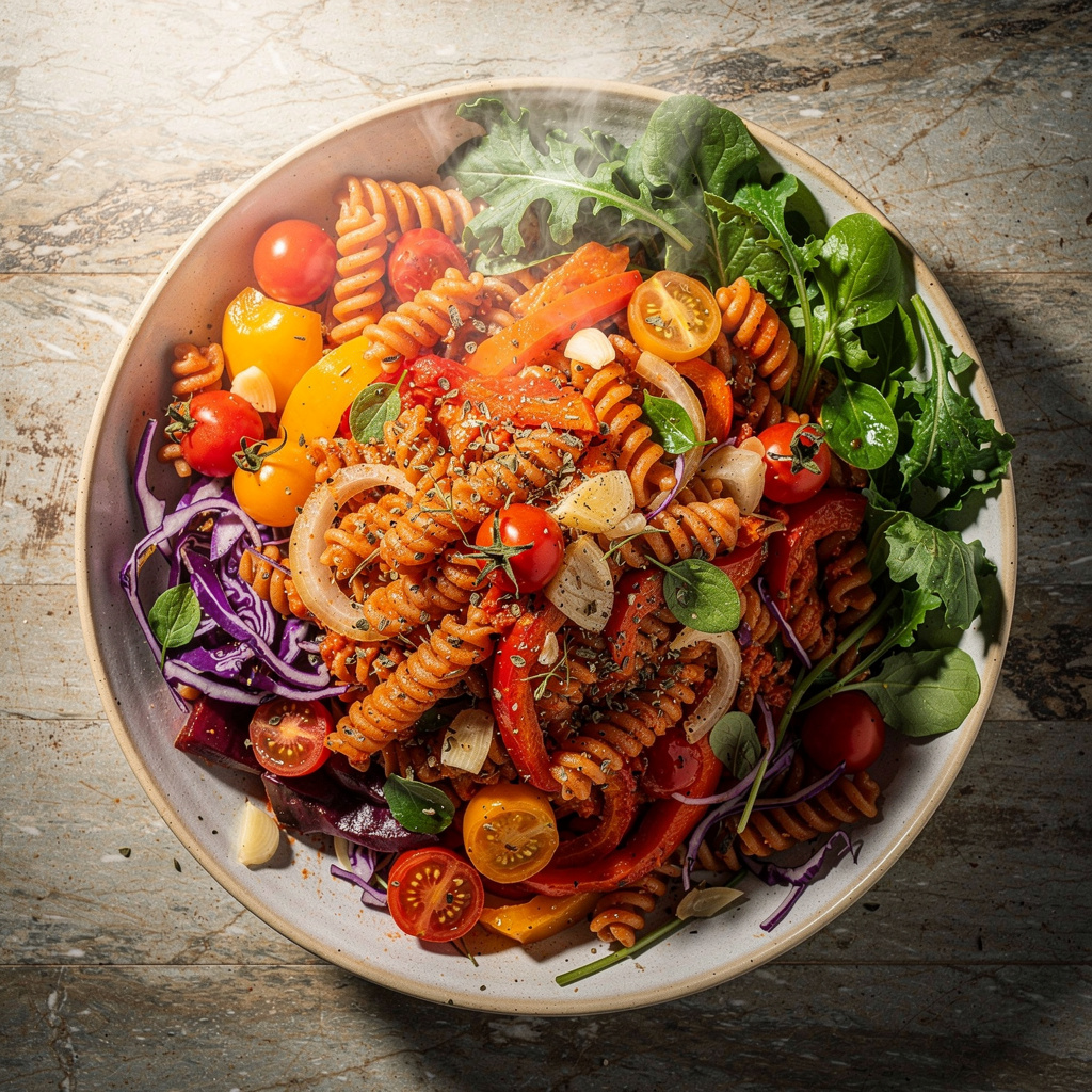 Rainbow Pasta Salad