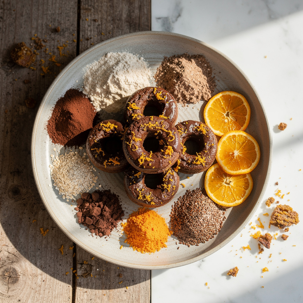 Chocolate-Orange Dessert Donuts