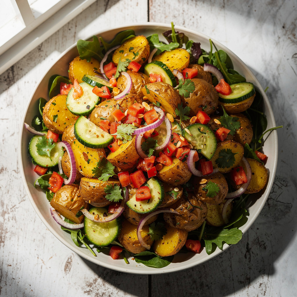 Indian-Spiced Potato Salad