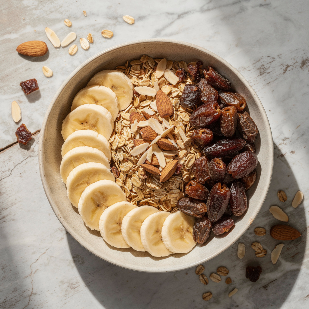 Banana Almond Granola