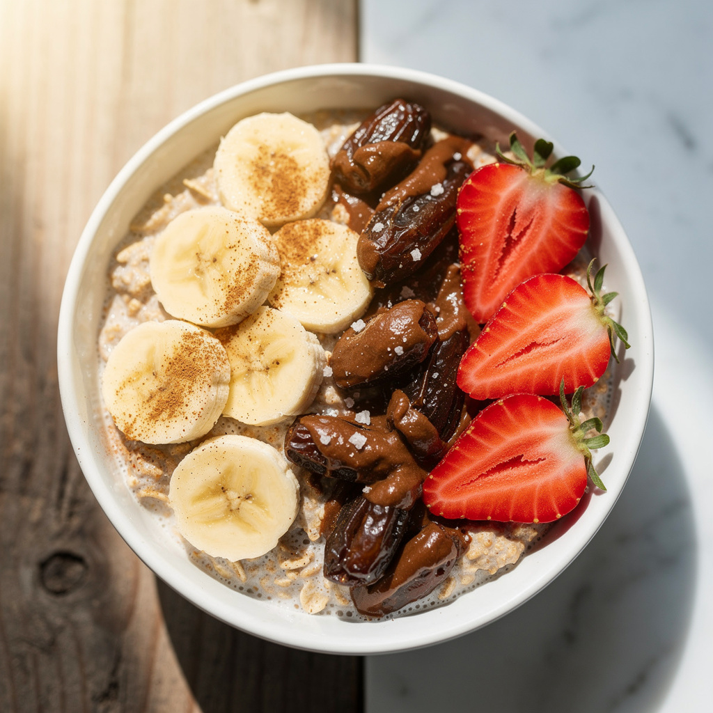Banana Split Oatmeal Bowls